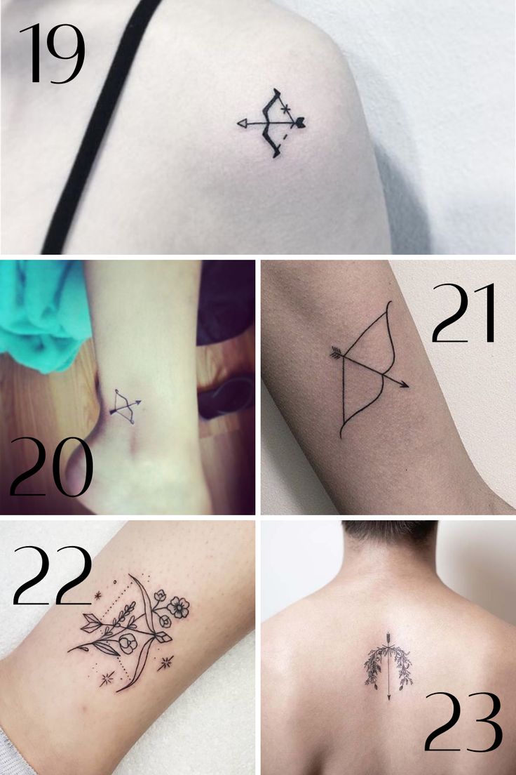 Minimalist arrow and flower tattoo designs for women and men tattoo ideas