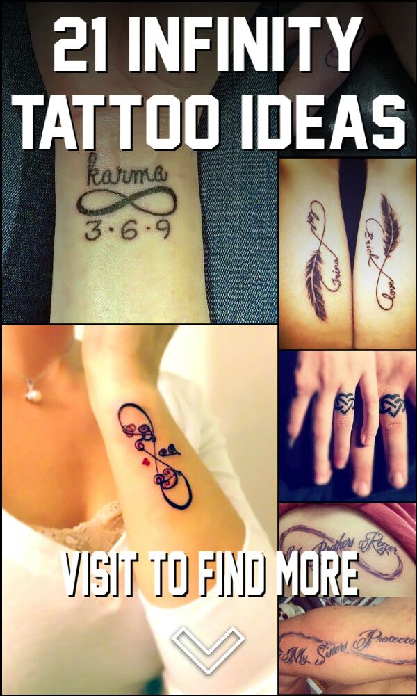 Infinity and heart tattoo design for women and men tattoo ideas