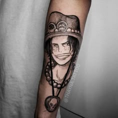 Black and grey Naruto tattoo design for men on forearm tattoo ideas