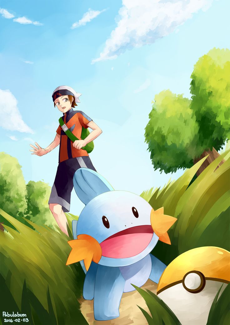Anime Mudkip tattoo design for men for Pokemon fans tattoo ideas