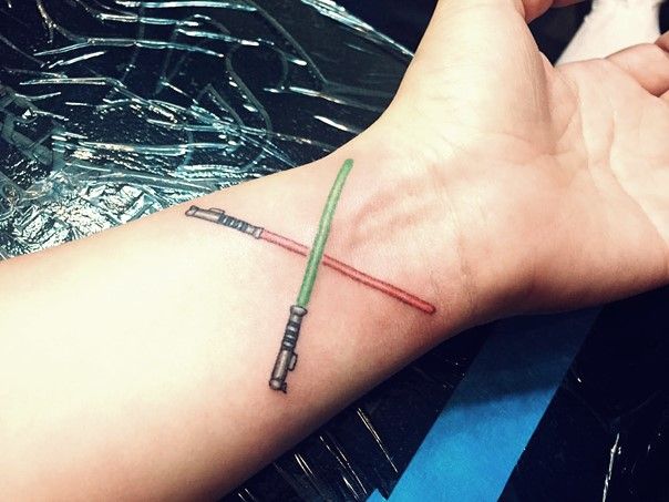 Lightsaber tattoo ideas for Men,Women