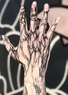 Linework tattoo design for women on hand tattoo ideas