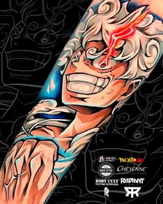 Anime Naruto tattoo design for men on forearm tattoo ideas