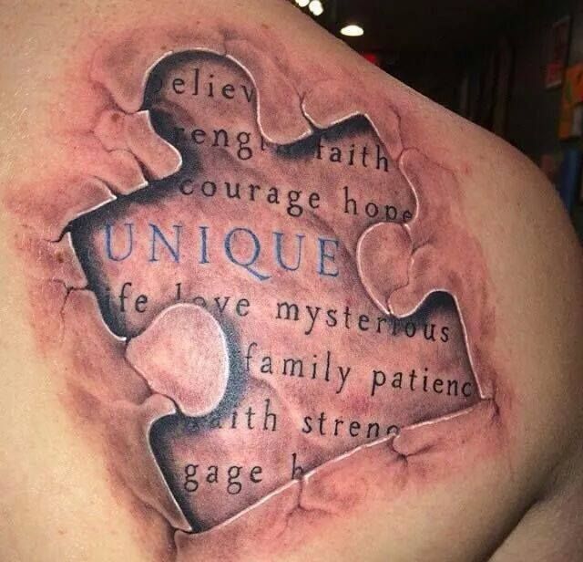 Realistic quote tattoo design for men and women on shoulder tattoo ideas