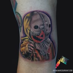 Realistic Halloween tattoo design for men and women on full sleeve tattoo ideas