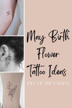 Fine line flower tattoo design for women, Lily of the valley tattoo ideas tattoo ideas